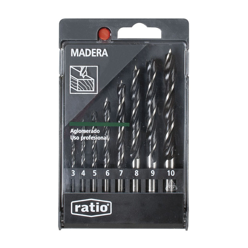 Set 8 brocas madera RATIO 1588