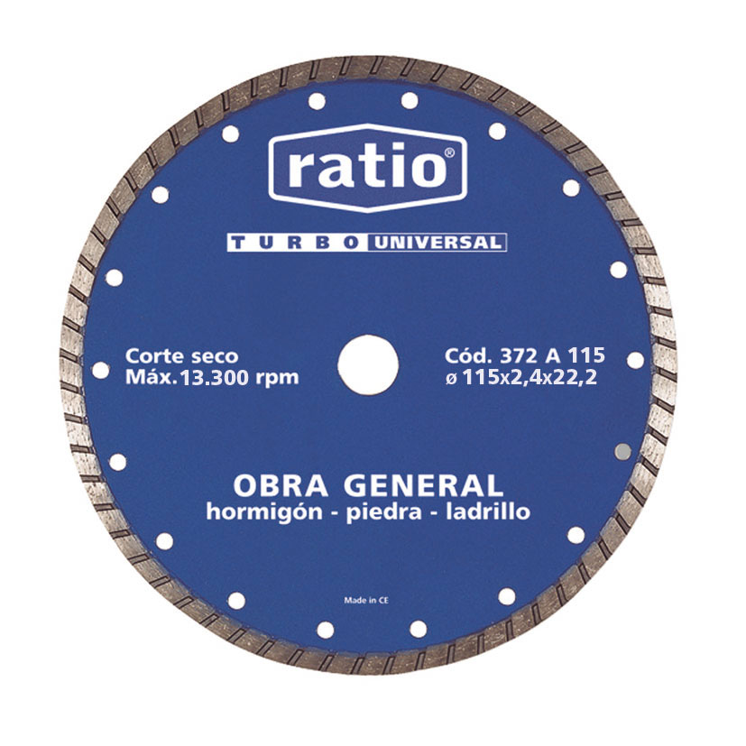 Disco diamante Turbo universal RATIO 372A