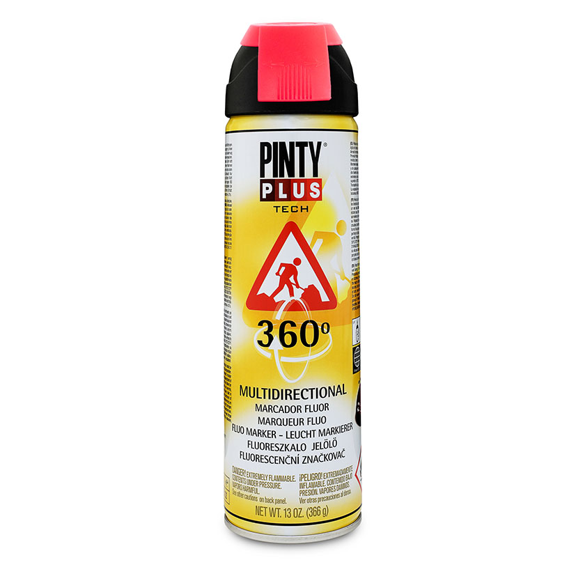 Pintura spray topográfica fluorescente PINTYPLUS Tech.