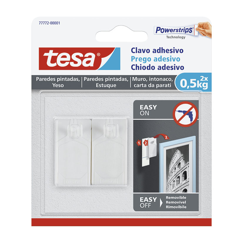 Clavo cuelgacuadros TESA Smart Mounting.