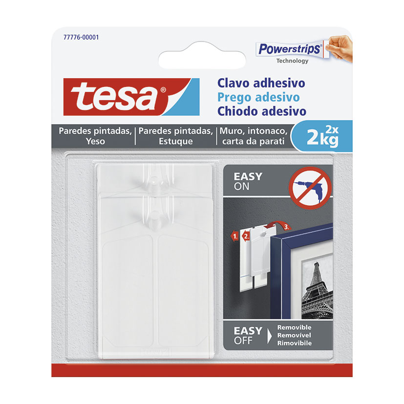 Clavo cuelgacuadros TESA Smart Mounting.