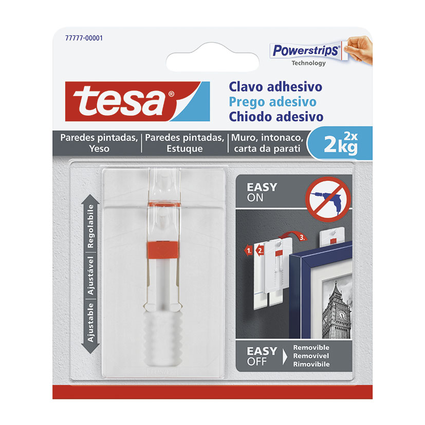 Clavo cuelgacuadros TESA Smart Mounting.