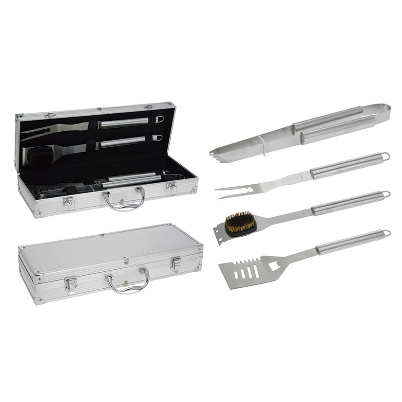 Accesorios barbacoa acero inox 4 en 1