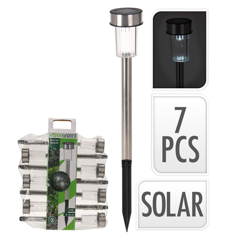 Lámpara Led solar.
