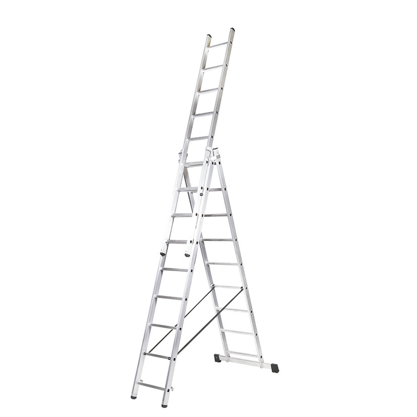 Escalera transformable aluminio ALTIPESA 3 tramos.