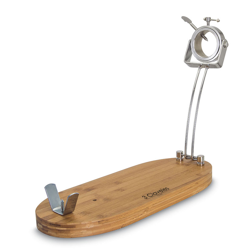 Jamonero plegable con cabezal giratorio 3 Claveles 1733