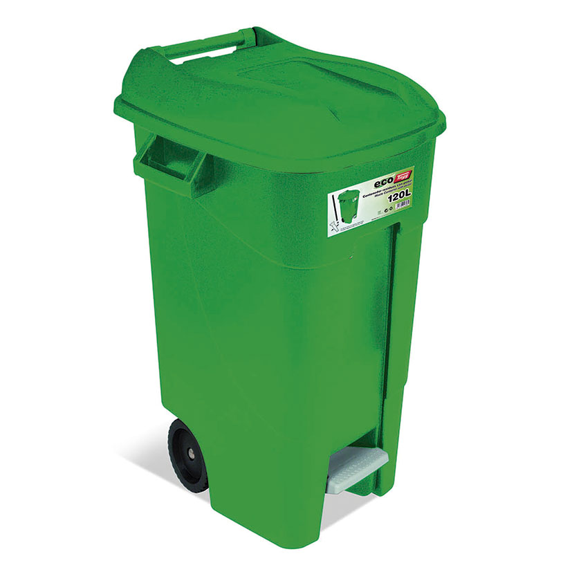 Cubo comunal con pedal TAYG Eco para jardín.