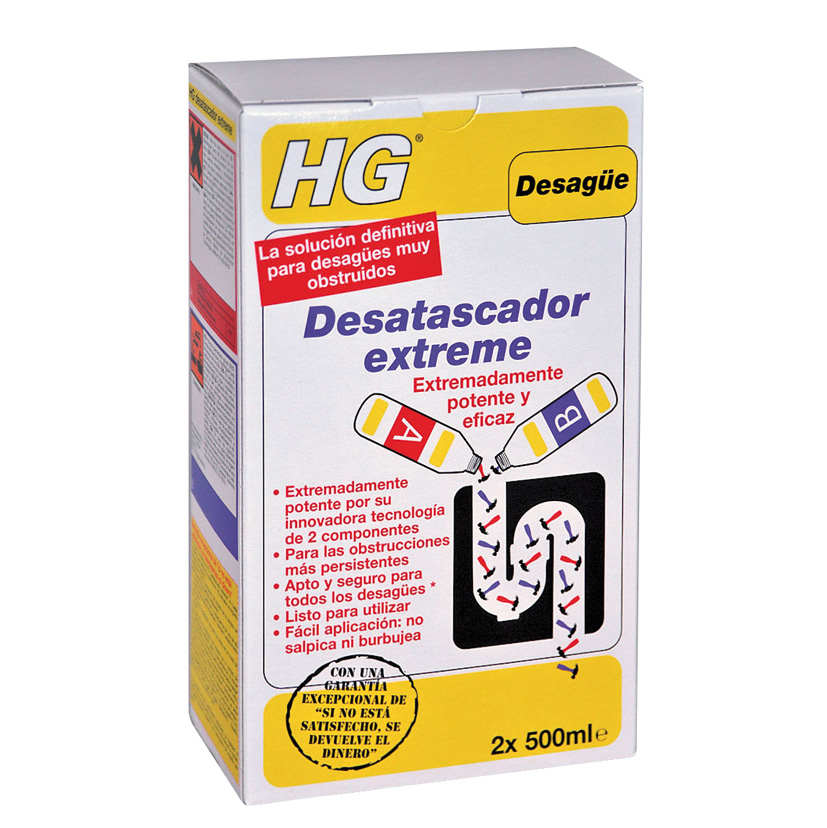 Desatascador desagües HG Extreme.