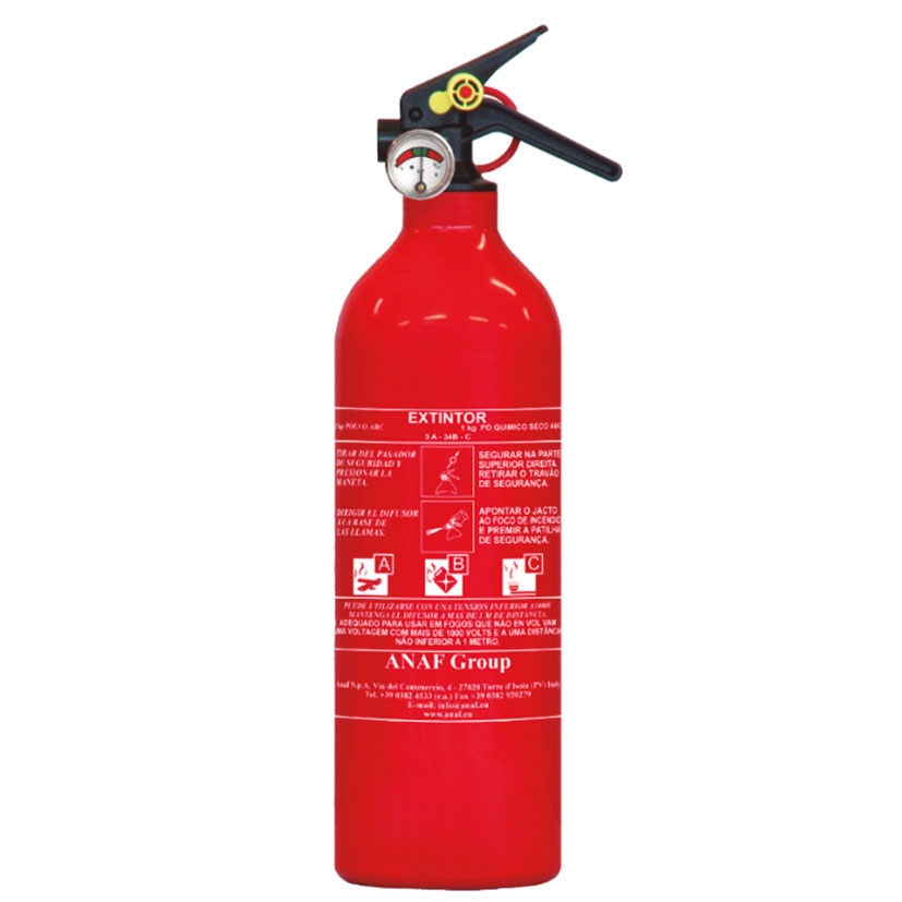 Extintor polvo-gas ANAF PS1-X