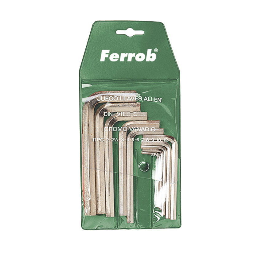 Juego 11 llaves Allen FERROB