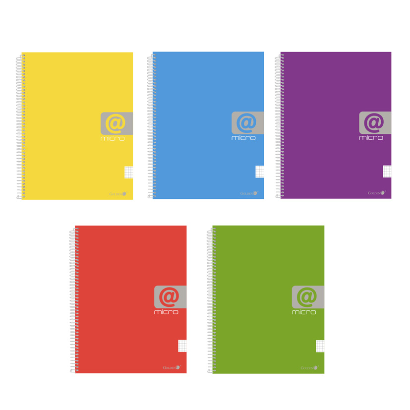 Cuaderno espiral DIN-A4 Golden Plus