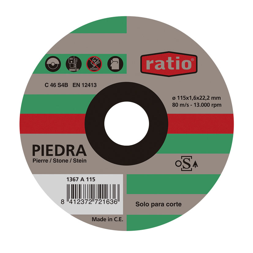 Disco corte fino piedra RATIO.