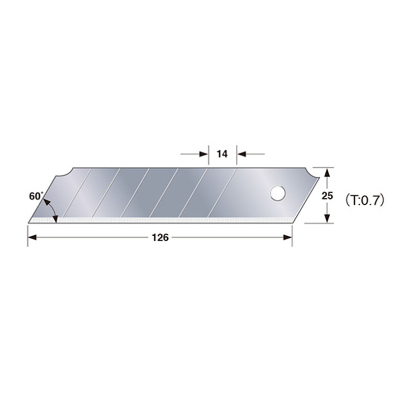 Cuchilla cúter 25 mm Endura-Blade TAJIMA LCB-65