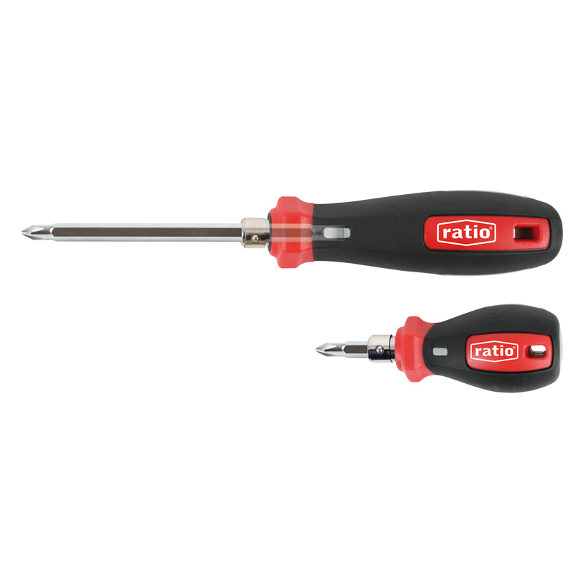 Destornillador varilla reversible RATIO 8en1