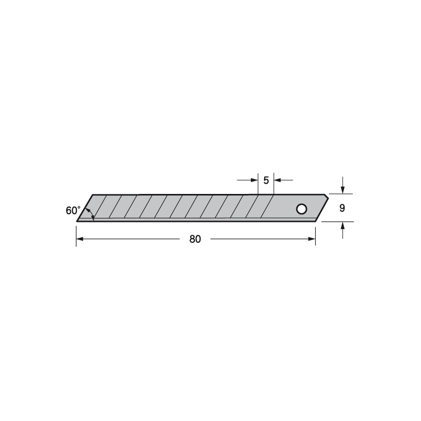 Cuchilla cúter 9 mm Endura-Blade TAJIMA LCB-30