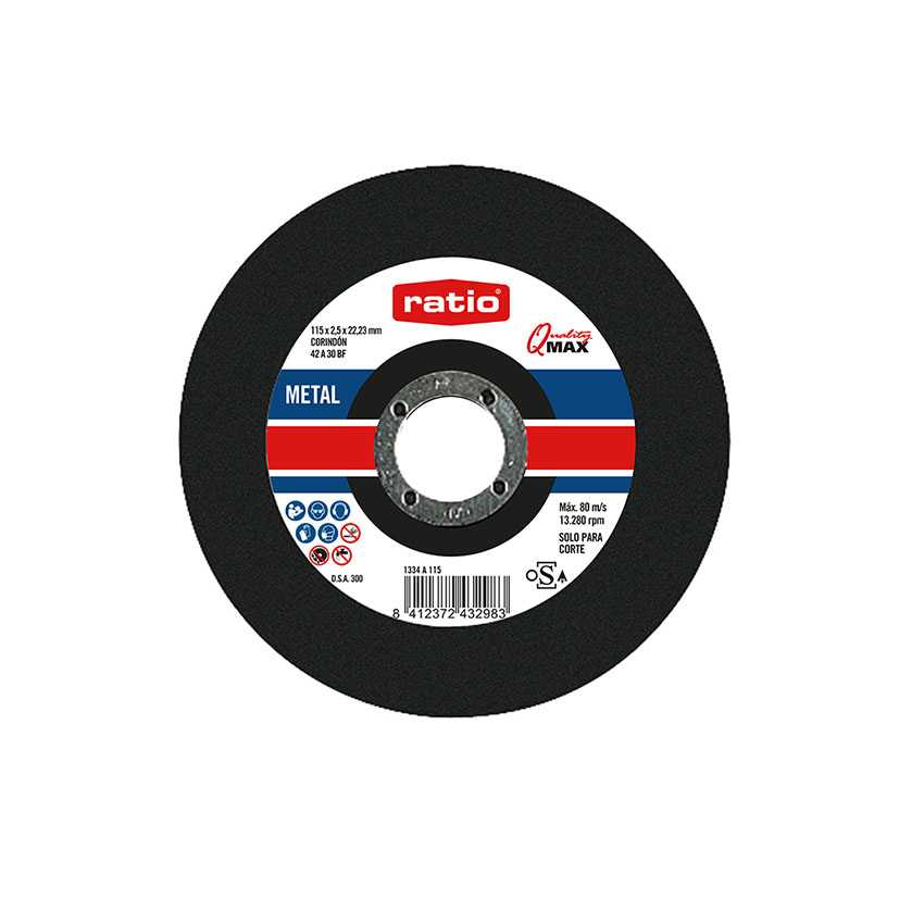 Disco corte metal RATIO Quality Max.
