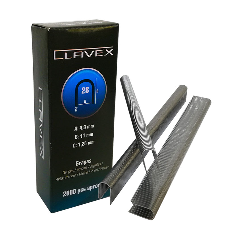 Grapas cable CLAVEX mod. 28