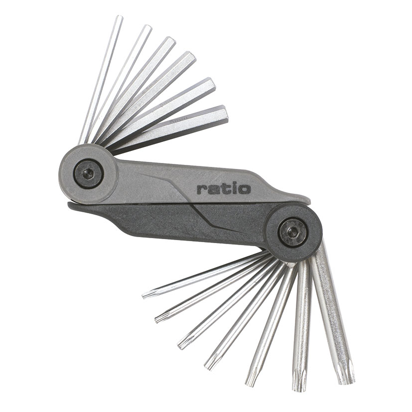 Juego 14 llaves Allen/Torx RATIO 6140