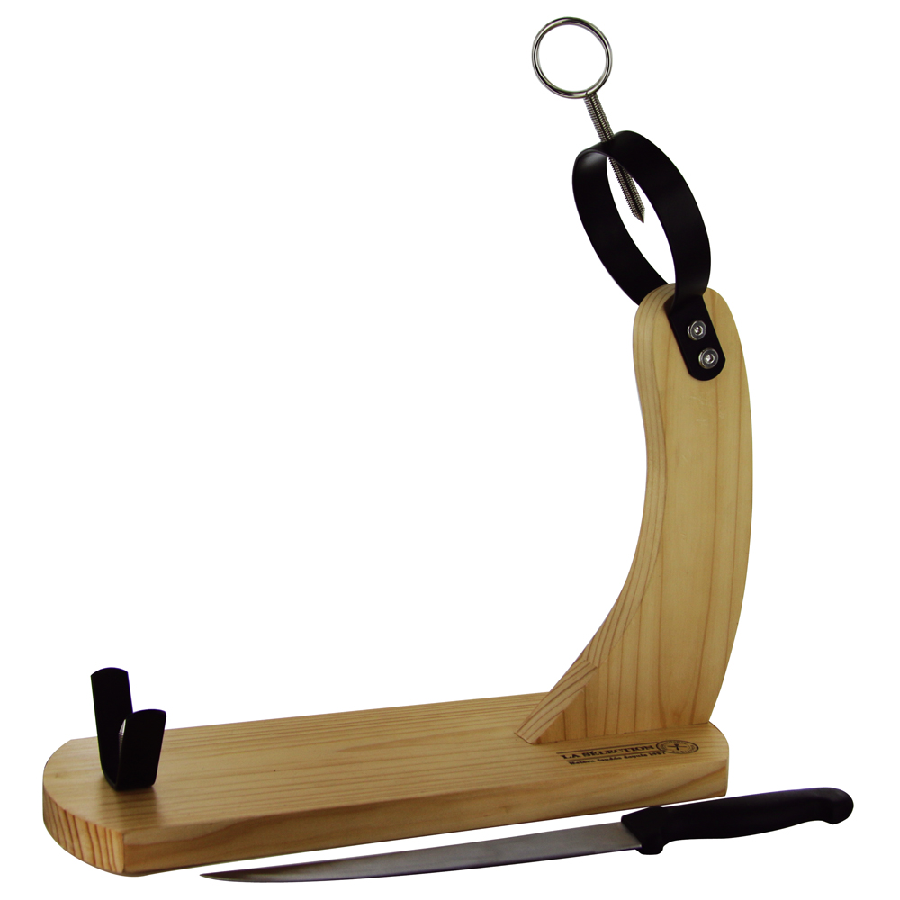 Jamonero sobremesa con cuchillo