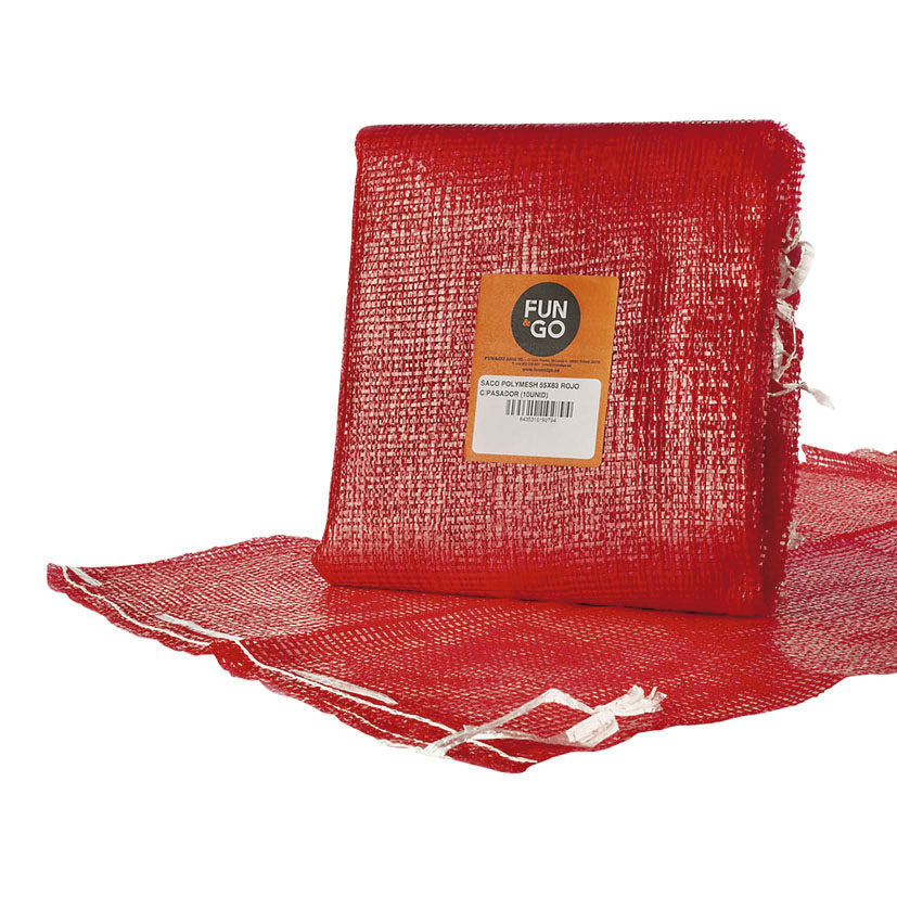 Saco de rafia para leña FUN&GO