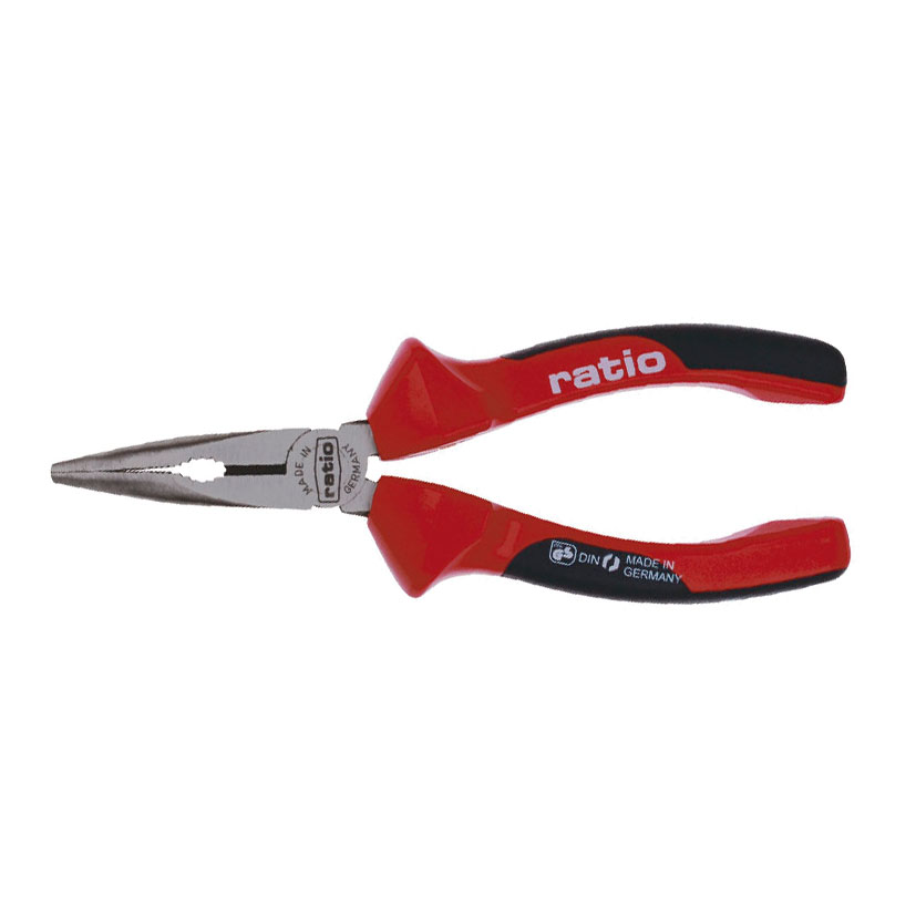Alicate boca semi-redonda punta curva RATIO ProSeries