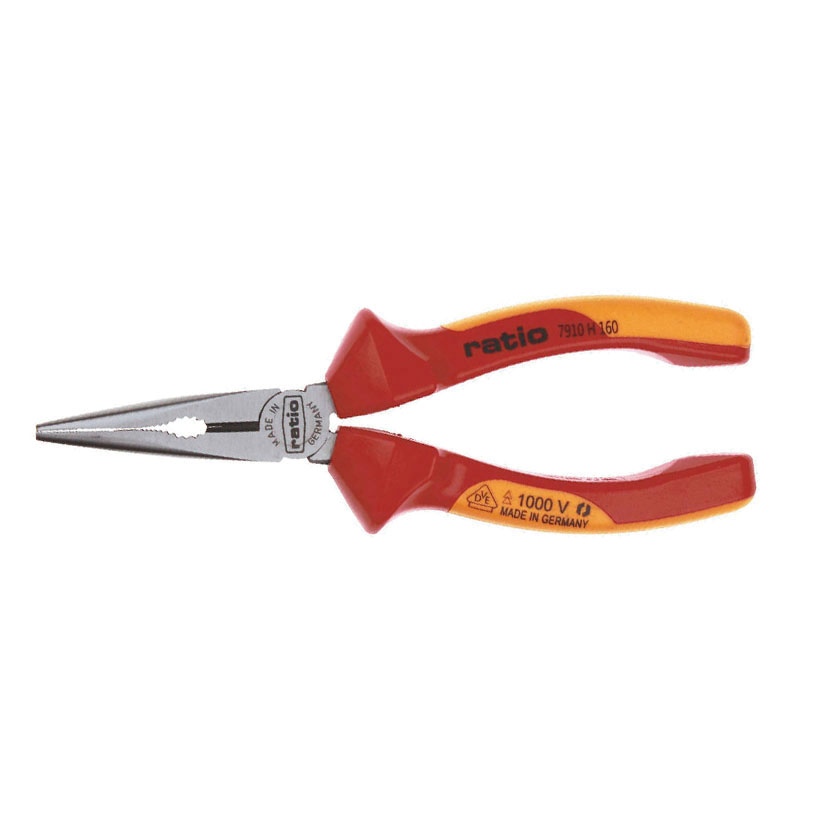 Alicate boca semi-redonda aislado RATIO ProSeries