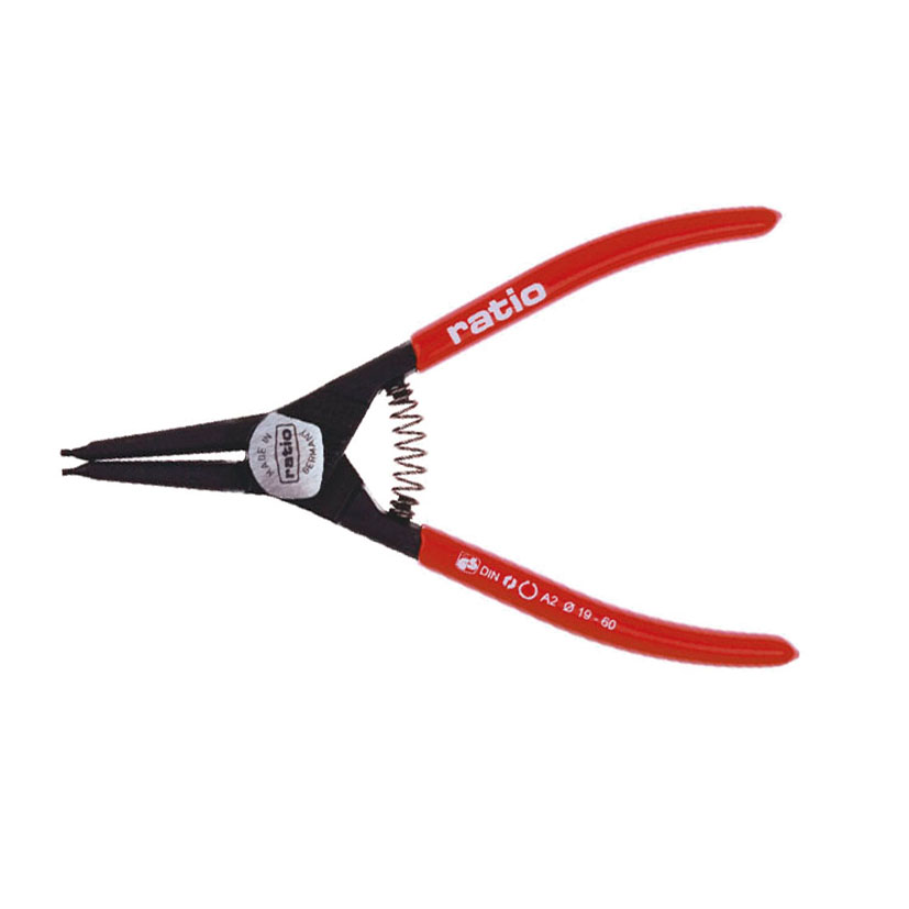 Alicate arandelas exteriores puntas rectas RATIO ProSeries