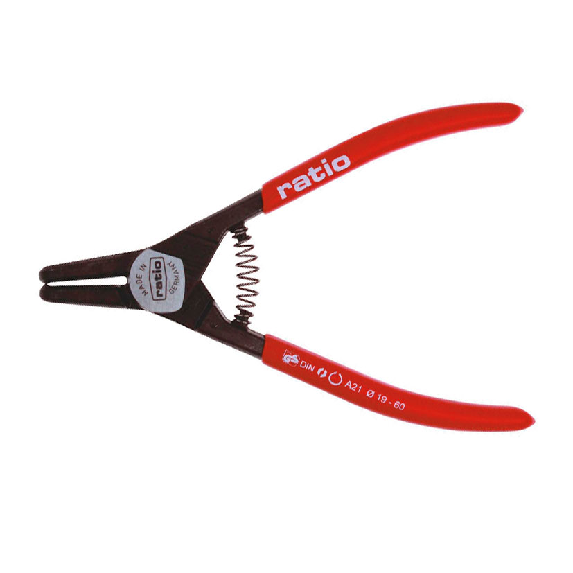 Alicate arandelas exteriores puntas curvas RATIO ProSeries