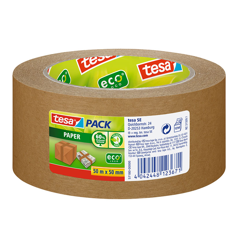 Precinto embalaje papel ecológico TESA