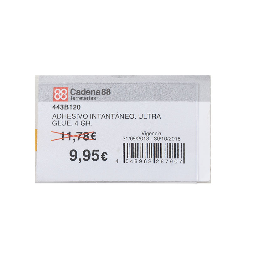 Portaprecios imantado