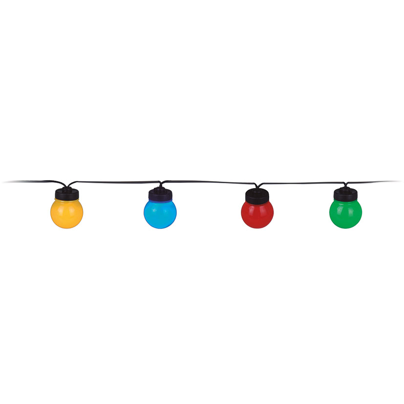 Guirnalda 20 bombillas LED multicolores