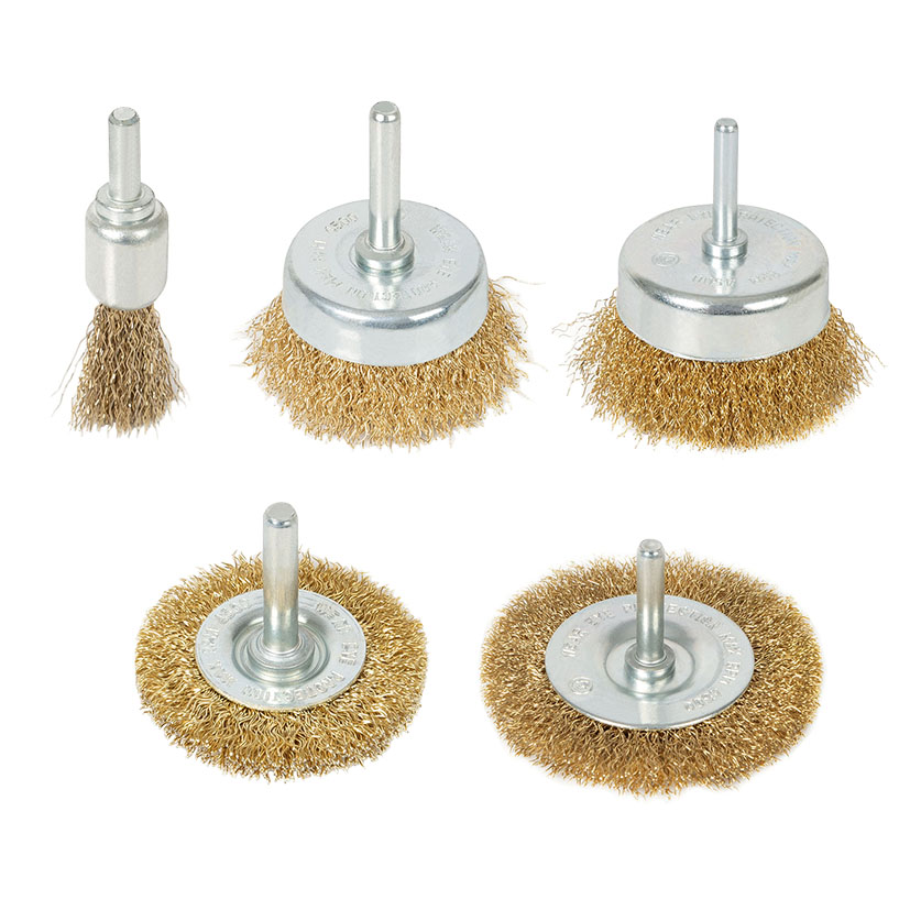Kit 5 cepillos abrasivos para taladro RATIO
