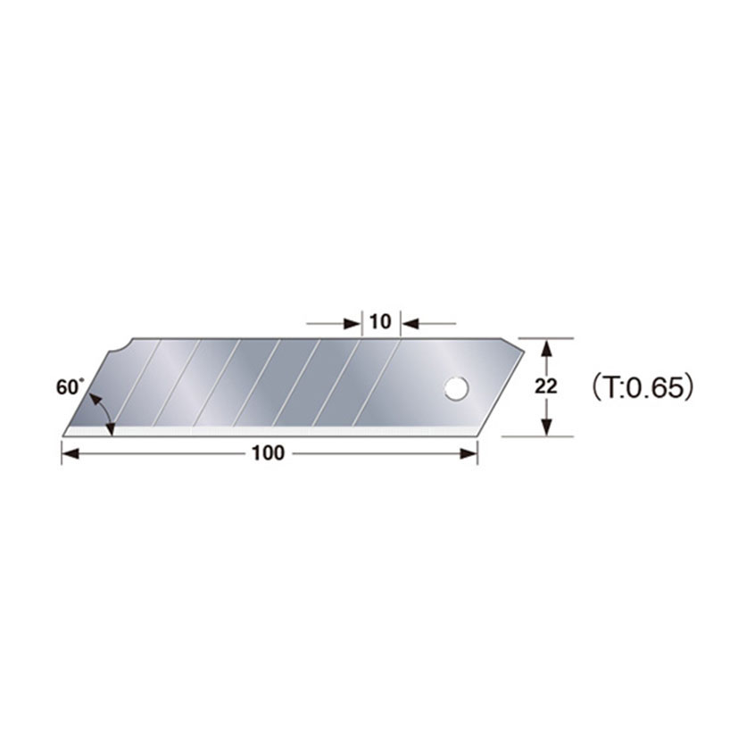 Cúter 2 manos 22 mm TAJIMA DC-690 Strong-J Grip