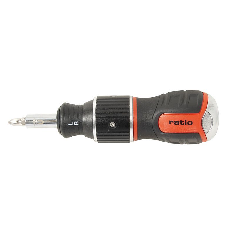 Destornillador carraca carrocero RATIO Double Drive 6en1