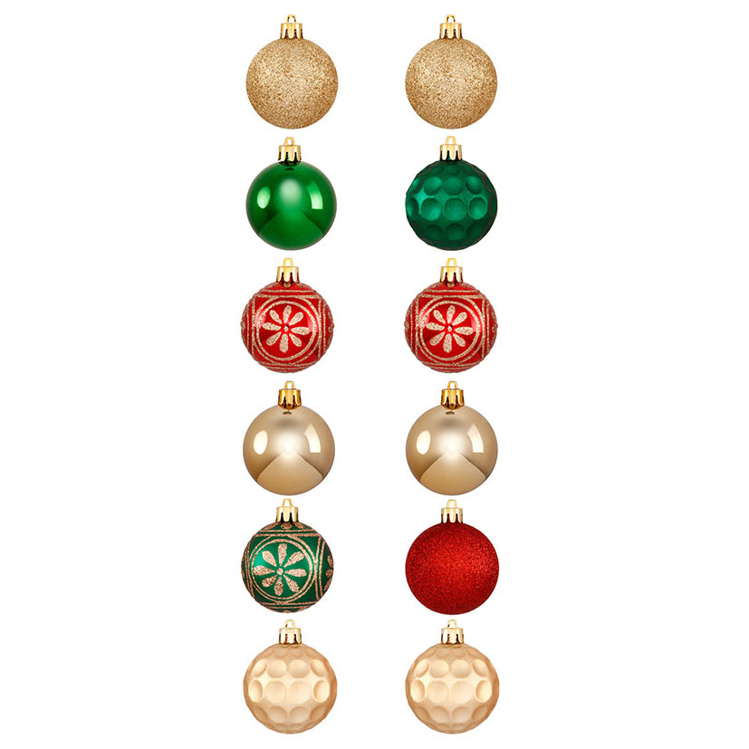 Juego de bolas navidad ø 60 mm.