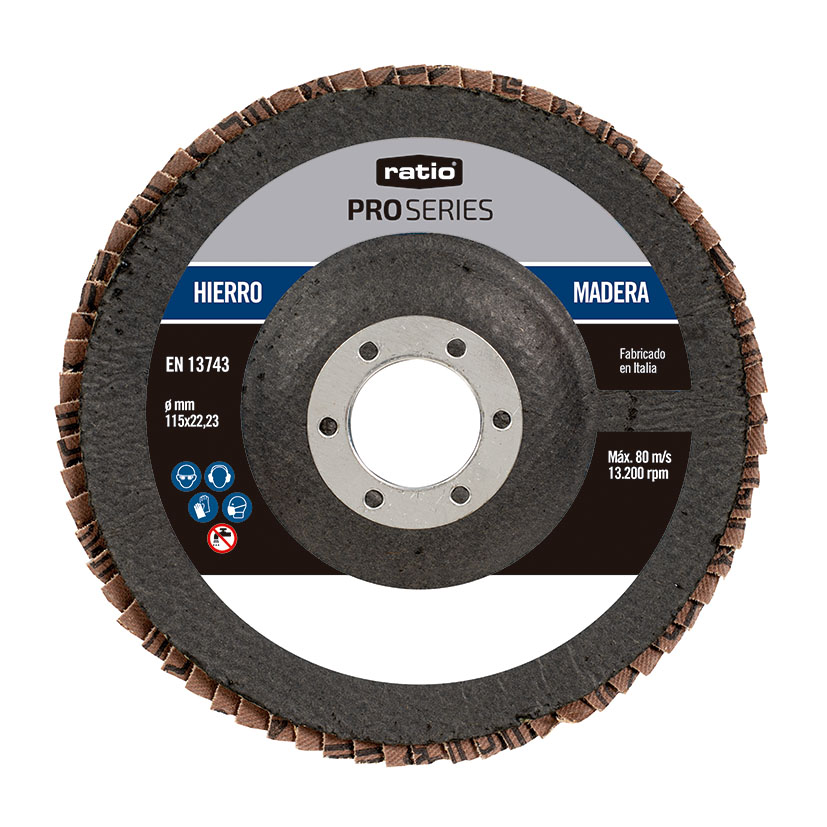 Disco abrasivo láminas RATIO ProSeries hierro/madera