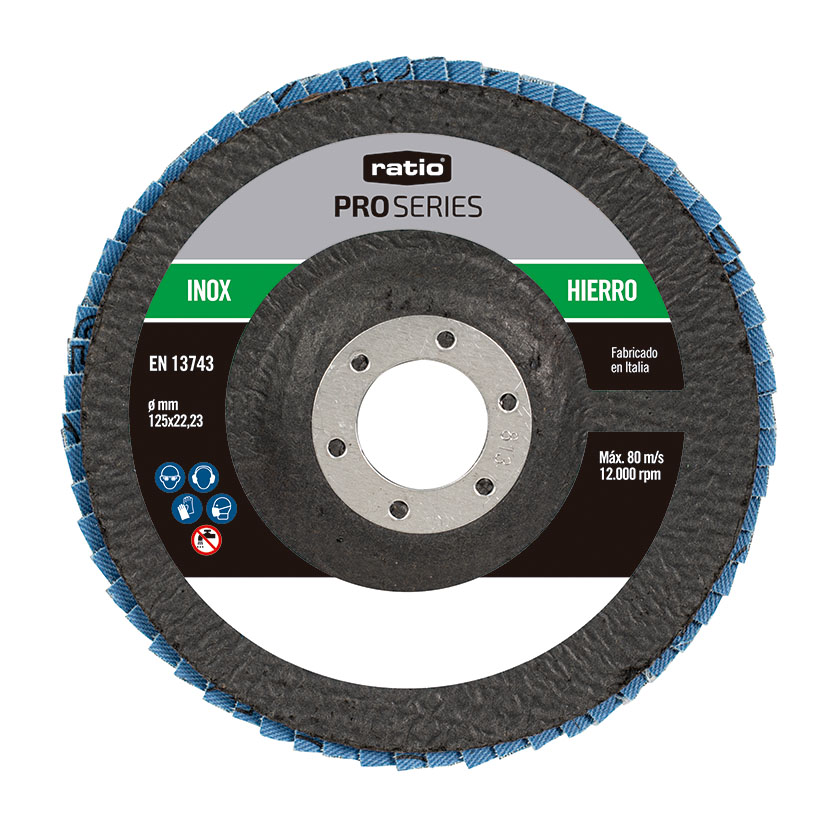 Disco abrasivo láminas RATIO ProSeries inox/hierro
