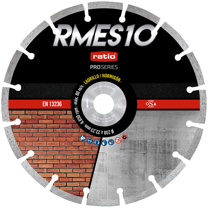 Disco diamante RATIO RMES10 Profesional