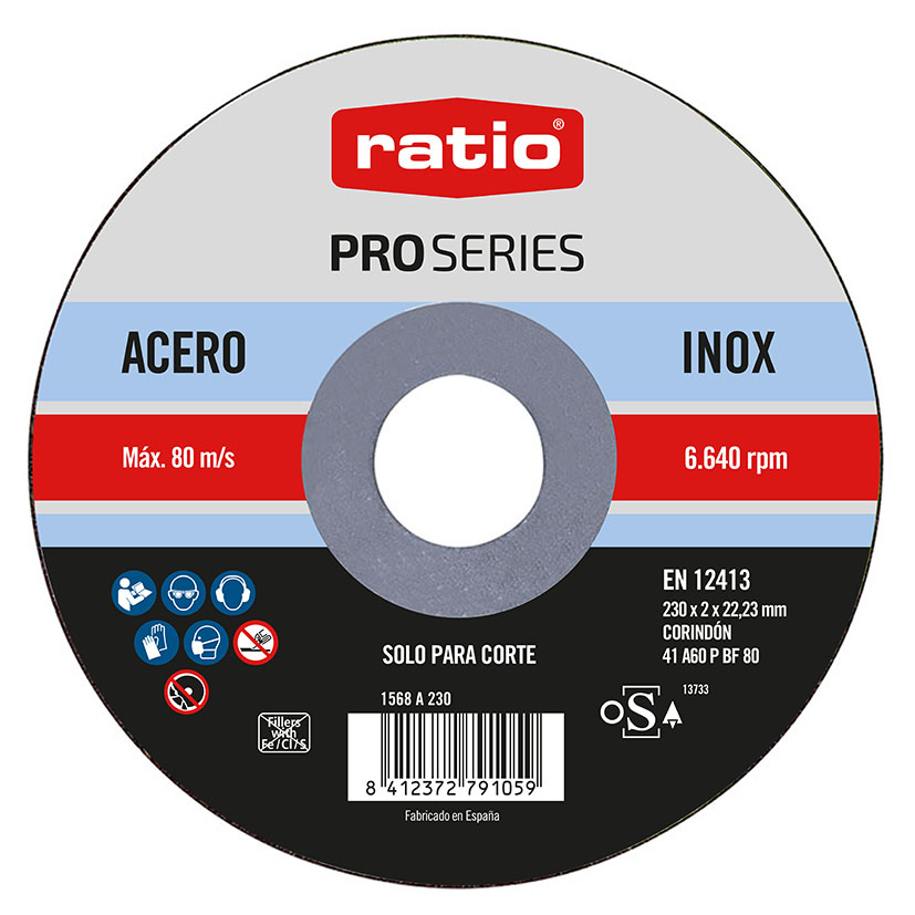 Disco corte inox/metal RATIO ProSeries