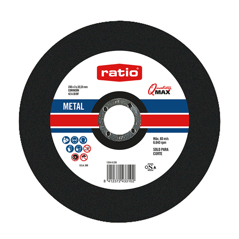 Disco corte metal RATIO Quality Max.