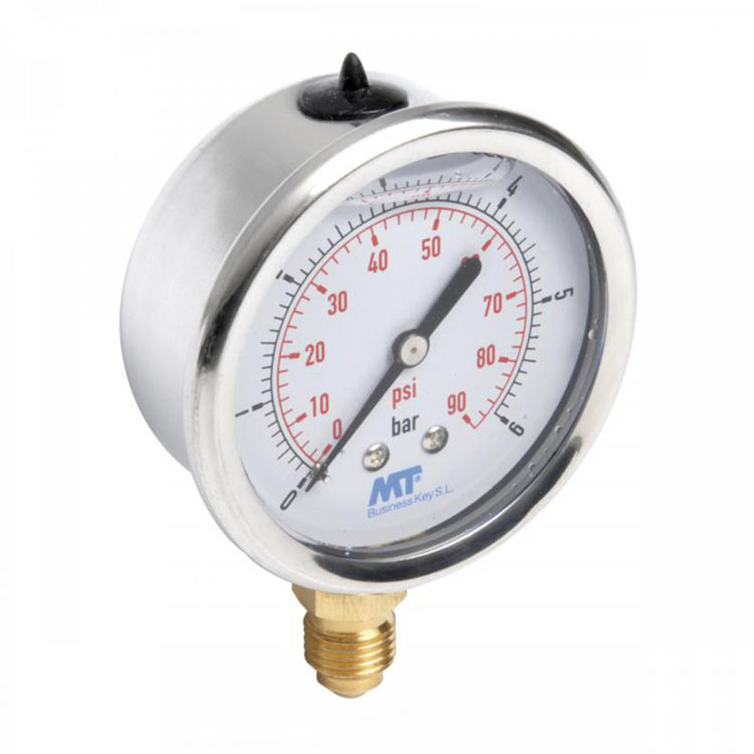 Manómetros de glicerina control presión agua MT