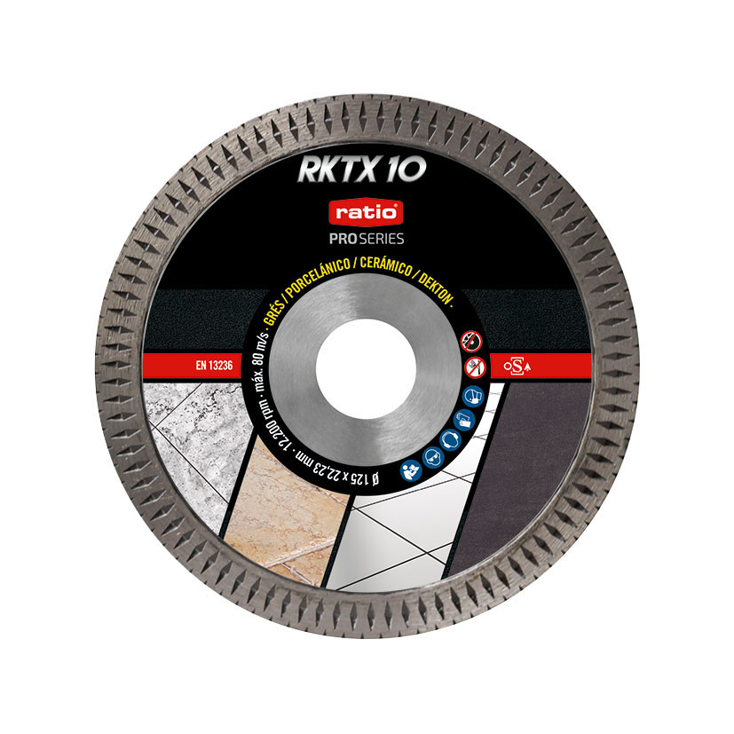 Disco diamante Turbo porcelánico RATIO RKTX10