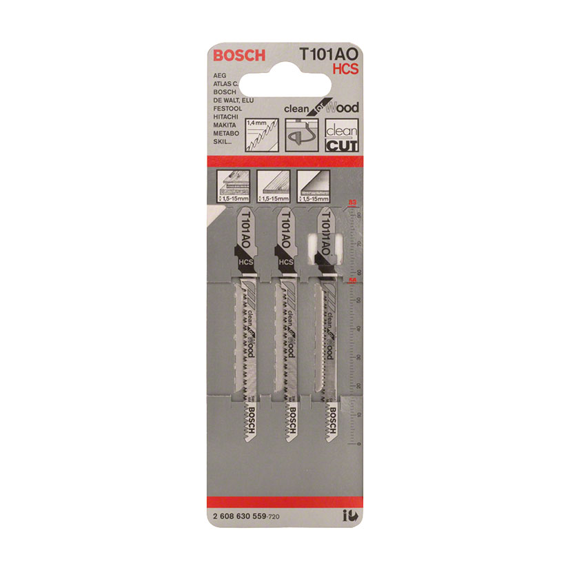 Hoja sierra calar madera BOSCH T101 AO