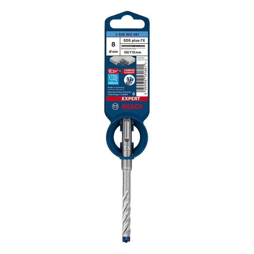 Broca piedra SDS-Plus X7 BOSCH Expert