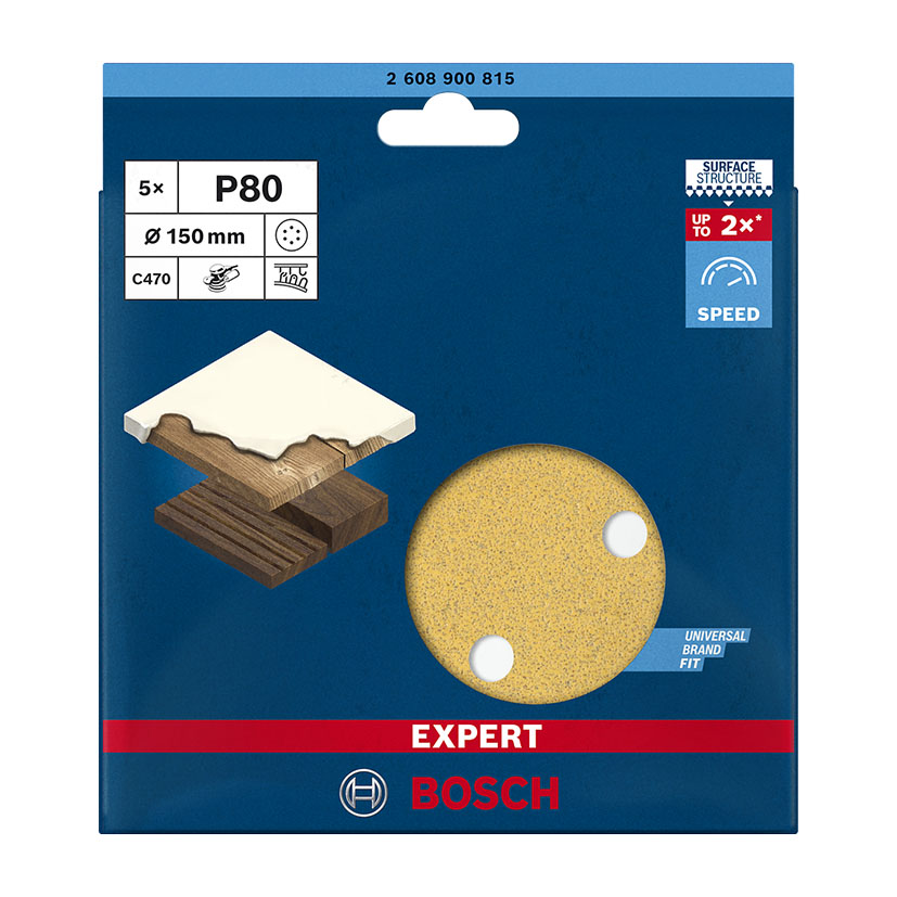 Disco abrasivo lijadora excéntrica BOSCH C470