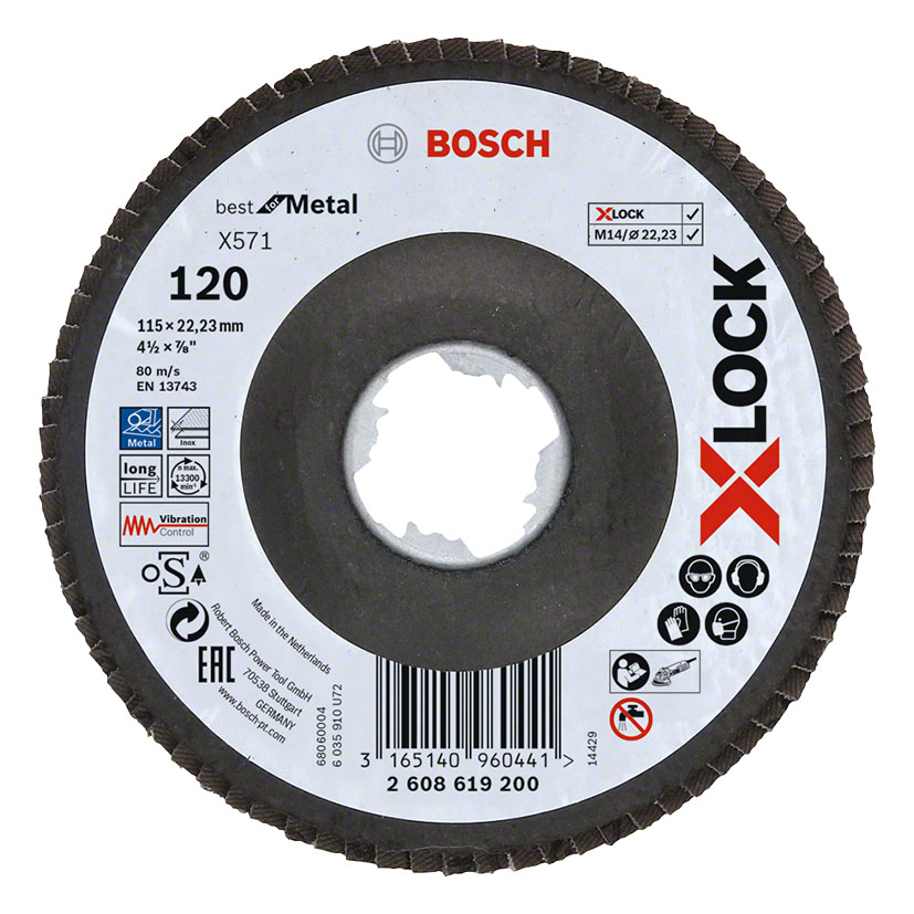 Disco abrasivo láminas BOSCH X571 Best Metal XLock