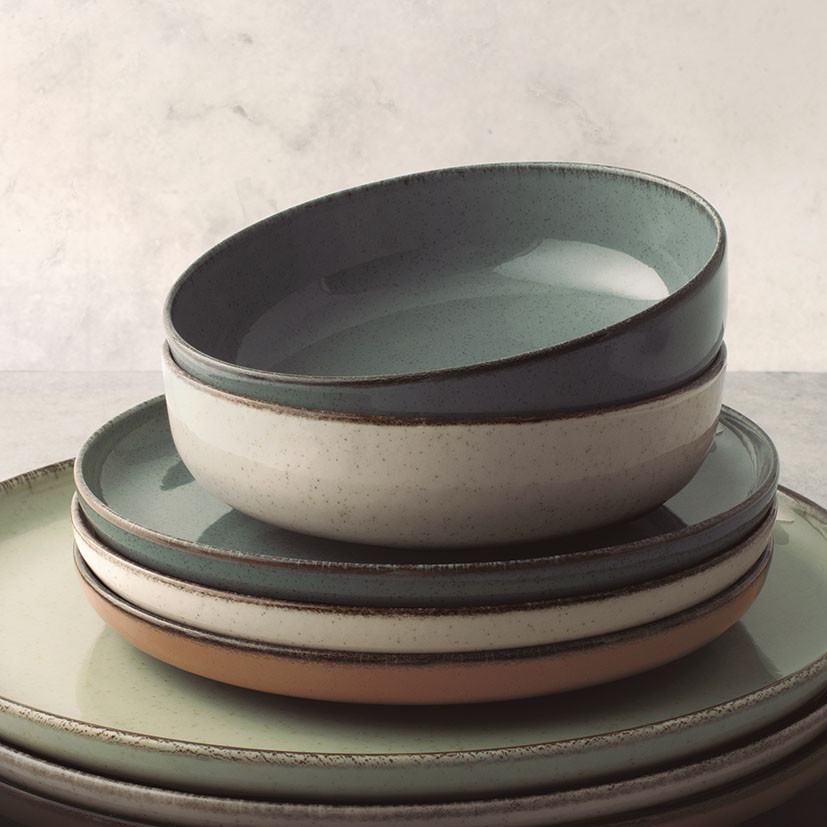 Platos vajilla porcelana modelo Pearl
