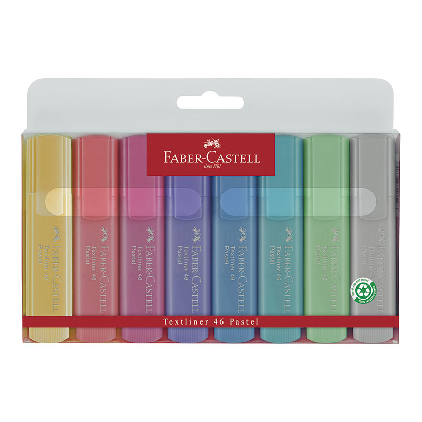 Marcadores fluorescentes FABER CASTELL Textliner