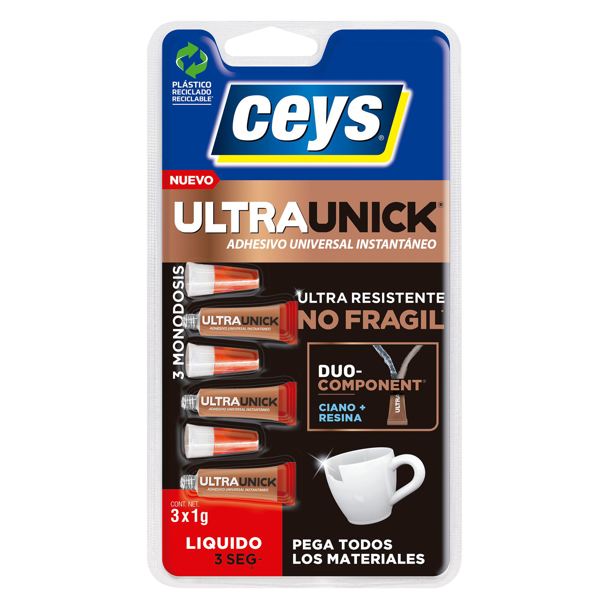 Adhesivo instantáneo CEYS UltraUnick líquido