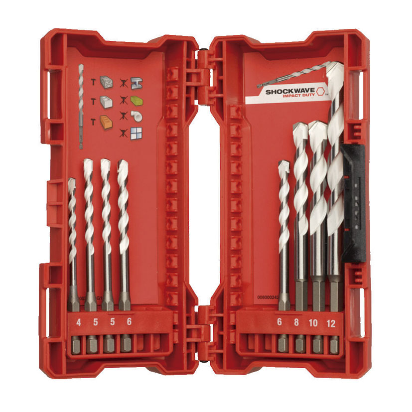 Set 8 brocas multimaterial MILWAUKEE Emea